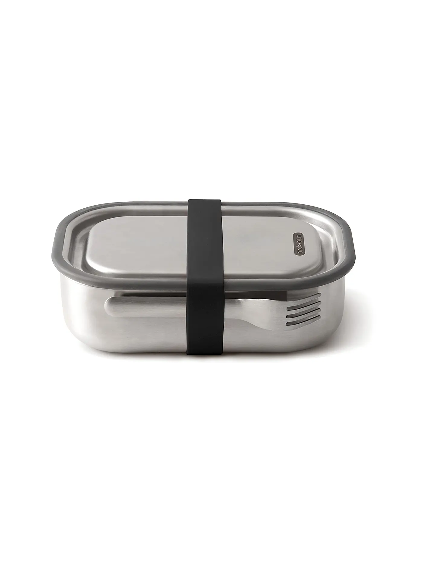 BLACK+BLUM | Lunchbox Gross 1l Schwarz/Edelstahl | 